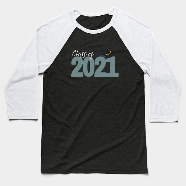 Class of 2021 Baseball T-Shirt by Merch4Days